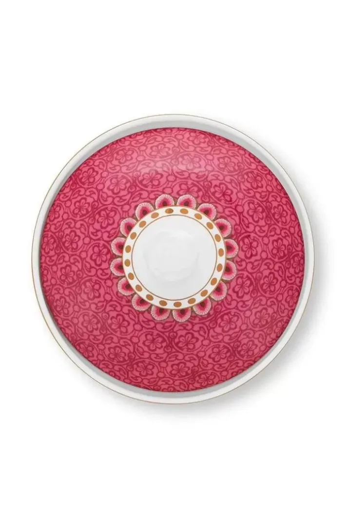 Pip Studio Suikerpotten<Flower Festival Suikerpot Donker Roze