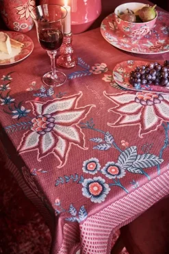 Pip Studio Tafelkleden<Flower Festival Tafelkleed Donker Roze