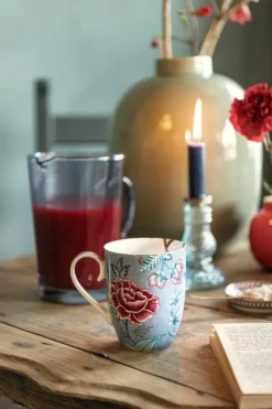 Pip Studio Sets Porseleinen Sets<Flower Festival Thee Set/3 Groot Licht Blauw