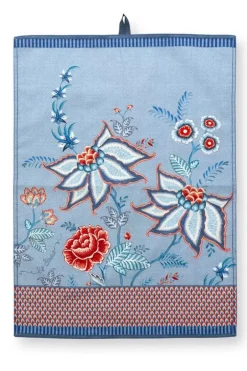 Pip Studio Theedoeken<Flower Festival Theedoek Blauw