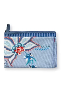 Pip Studio Theedoeken<Flower Festival Theedoek Blauw