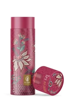 Pip Studio Thermosflessen<Flower Festival Thermosfles Donker 500Ml Roze