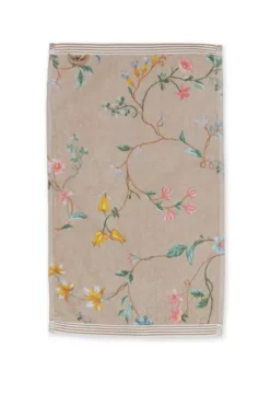 Pip Studio Gastendoekjes<Gastendoek Set/3 Les Fleurs 30X50 Cm Khaki
