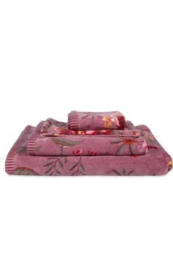 Pip Studio Gastendoekjes<Gastendoek Set/3 Secret Garden Mauve 30X50Cm Paars