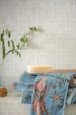 Pip Studio Gastendoekjes<Gastendoek Set/3 Secret Garden 30X50Cm Blauw