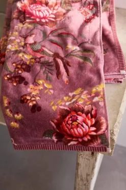 Pip Studio Handdoeken<Grote Handdoek Secret Garden Mauve 70X140Cm Paars
