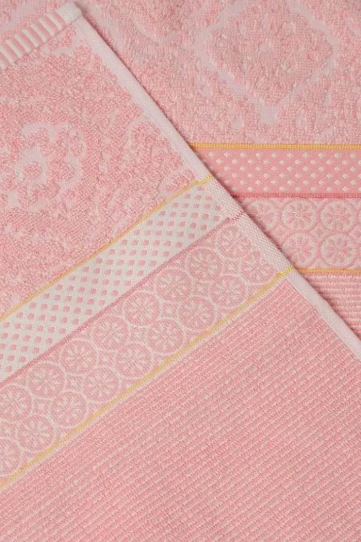 Pip Studio Handdoeken<Grote Handdoek Soft Zellige Roze 70X140 Cm