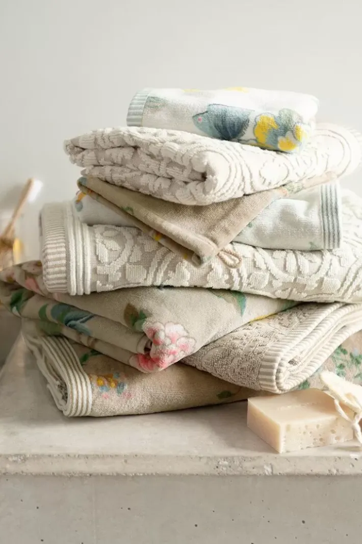 Pip Studio Handdoeken<Grote Handdoek Tile De Pip 70X140 Cm Khaki