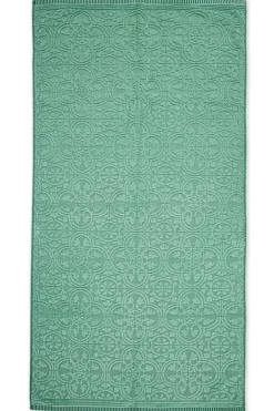 Pip Studio Handdoeken<Grote Handdoek Tile De Pip 70X140 Cm Groen