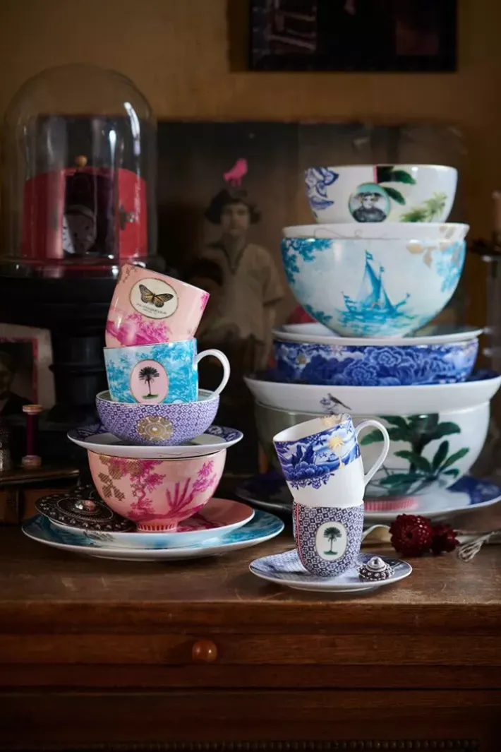 Pip Studio Espresso Kopjes<Heritage Espresso Kopje Tegels Blauw