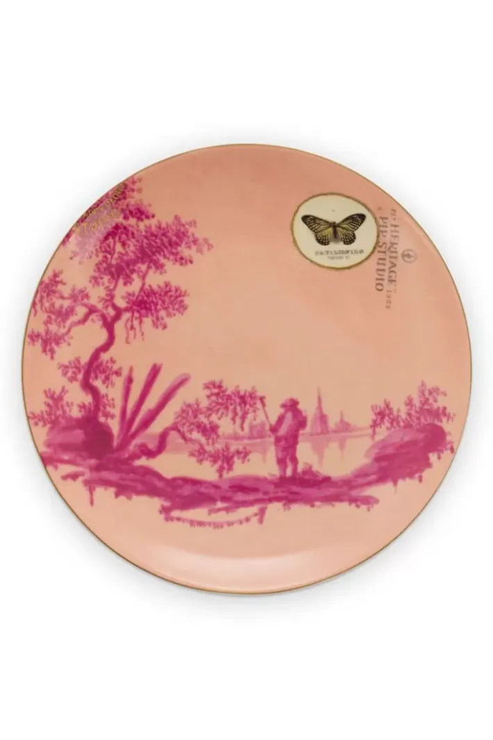 Pip Studio Gebaksborden<Heritage Gebaksbord Geverfd Roze 18 Cm