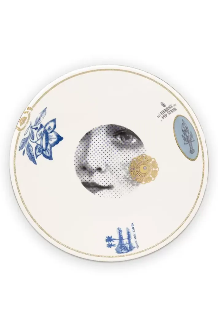 Pip Studio Kommen<Heritage Kom Grens Blauw 20 Cm