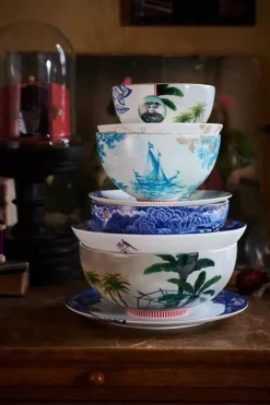 Pip Studio Kommen<Heritage Kom Palm Wit 15 Cm