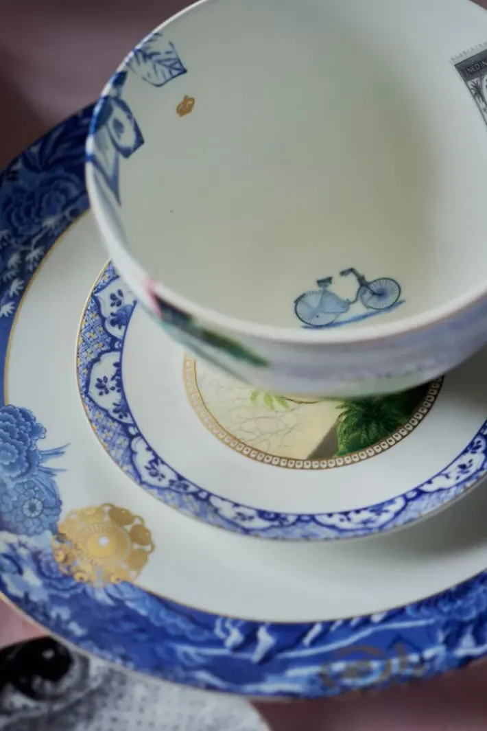 Pip Studio Kommen<Heritage Kom Palm Wit 15 Cm