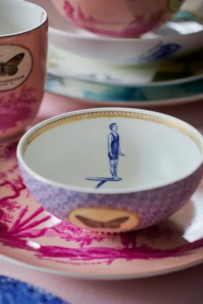 Pip Studio Kommen<Heritage Kom Tegels Blauw 11 Cm