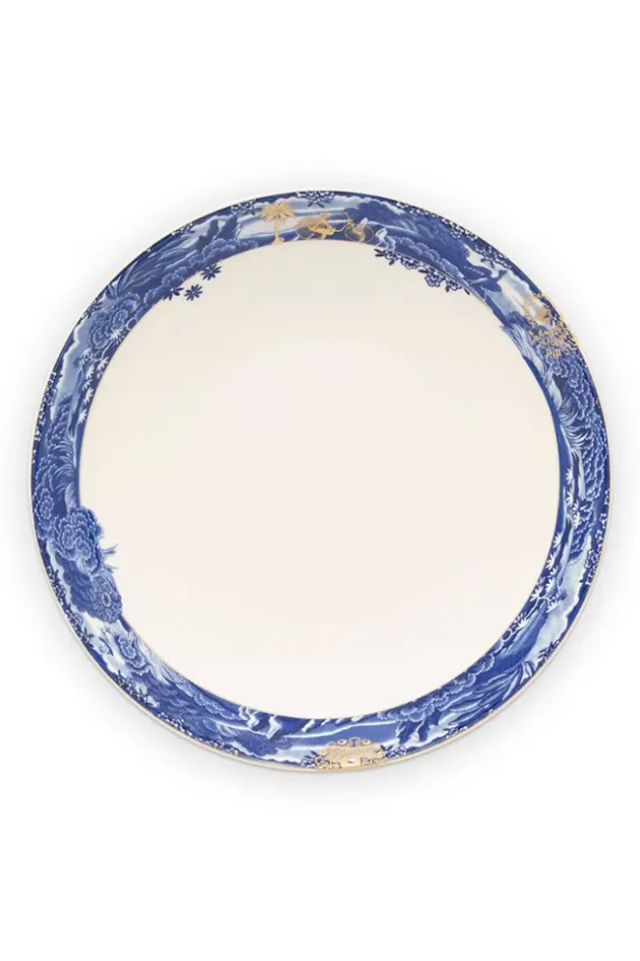 Pip Studio Diepe Borden<Heritage Soepbord Grens Blauw 25.5 Cm