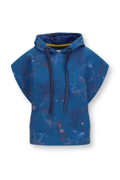 Pip Studio Truien/Vesten<Hoodie Korte Mouw Isola Blauw