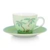Pip Studio Kop/Schotel<Jolie Espresso Kop & Schotel Groen