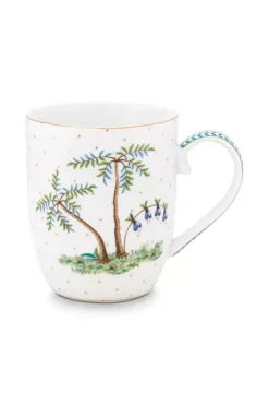 Pip Studio Koffiemokken<Jolie Mok Klein Dots Gold Wit