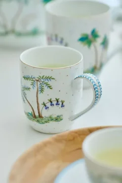 Pip Studio Koffiemokken<Jolie Mok Klein Dots Gold Wit