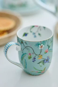Pip Studio Koffiemokken<Jolie Mok Klein Flowers Blauw