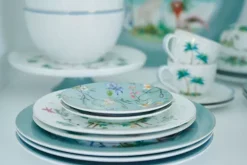Pip Studio Gebaksborden<Jolie Petit Four Flowers Blauw 12 Cm