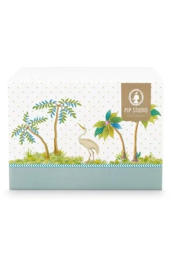 Pip Studio Sets Porseleinen Sets<Jolie Set/2 Espresso Kop & Schotel Groen
