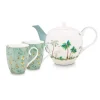 Pip Studio Sets Porseleinen Sets<Jolie Set/3 Thee Set Groot Flowers Blauw