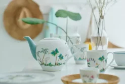 Pip Studio Theepotten<Jolie Theepot Groot Dots Gold Wit