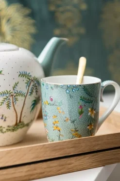 Pip Studio Theepotten<Jolie Theepot Groot Dots Gold Wit