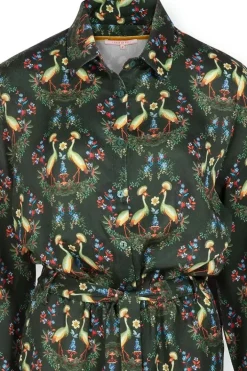 Pip Studio Jumpsuits<Jumpsuit Flirting Birds Groen