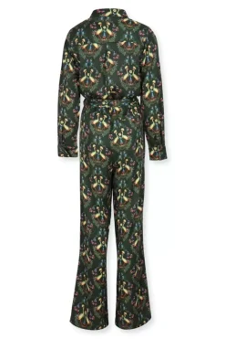 Pip Studio Jumpsuits<Jumpsuit Flirting Birds Groen