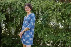 Pip Studio Jurken<Jurk Flora Firenze Kobalt Blauw