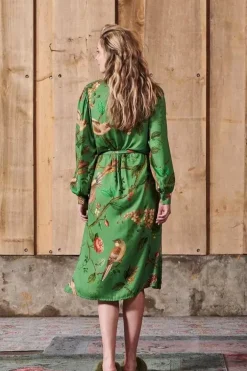 Pip Studio Nachthemden<Jurk Lange Mouw Good Nightingale Groen
