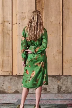 Pip Studio Nachthemden<Jurk Lange Mouw Good Nightingale Groen