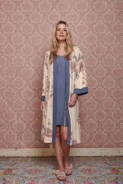 Pip Studio Strandkleding<Kimono Cece Fiore Wit