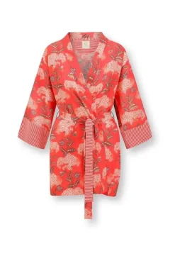 Pip Studio Kimono'S<Kimono Flora Firenze Koraal Rood