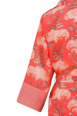 Pip Studio Kimono'S<Kimono Flora Firenze Koraal Rood