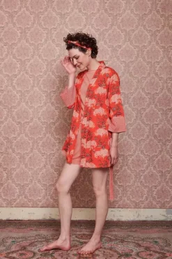 Pip Studio Kimono'S<Kimono Flora Firenze Koraal Rood