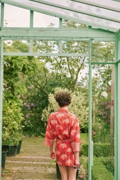 Pip Studio Kimono'S<Kimono Flora Firenze Koraal Rood