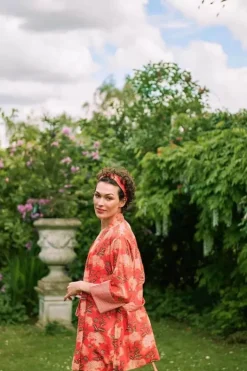 Pip Studio Kimono'S<Kimono Flora Firenze Koraal Rood