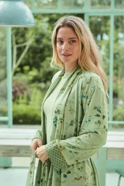 Pip Studio Kimono'S<Kimono Kawai Flower Licht Groen