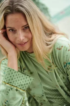 Pip Studio Kimono'S<Kimono Kawai Flower Licht Groen