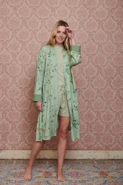 Pip Studio Kimono'S<Kimono Kawai Flower Licht Groen