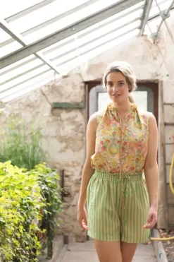 Pip Studio Shorts / Korte Broeken<Korte Broek Sumo Stripe Groen