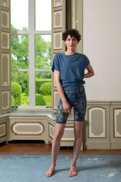Pip Studio Sportbroeken<Korte Sportbroek Japanese Garden Blauw