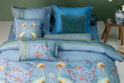 Pip Studio Kussenslopen<Kussensloop Flirting Birds Blauw