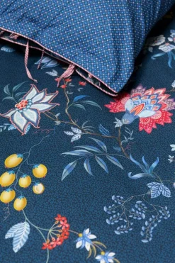 Pip Studio Kussenslopen<Kussensloop Flower Festival Donker Blauw