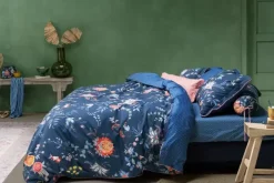 Pip Studio Kussenslopen<Kussensloop Flower Festival Donker Blauw