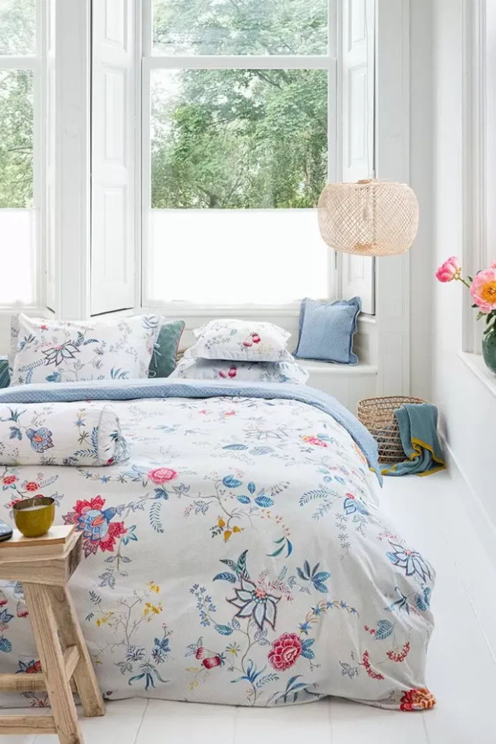 Pip Studio Kussenslopen<Kussensloop Flower Festival Wit